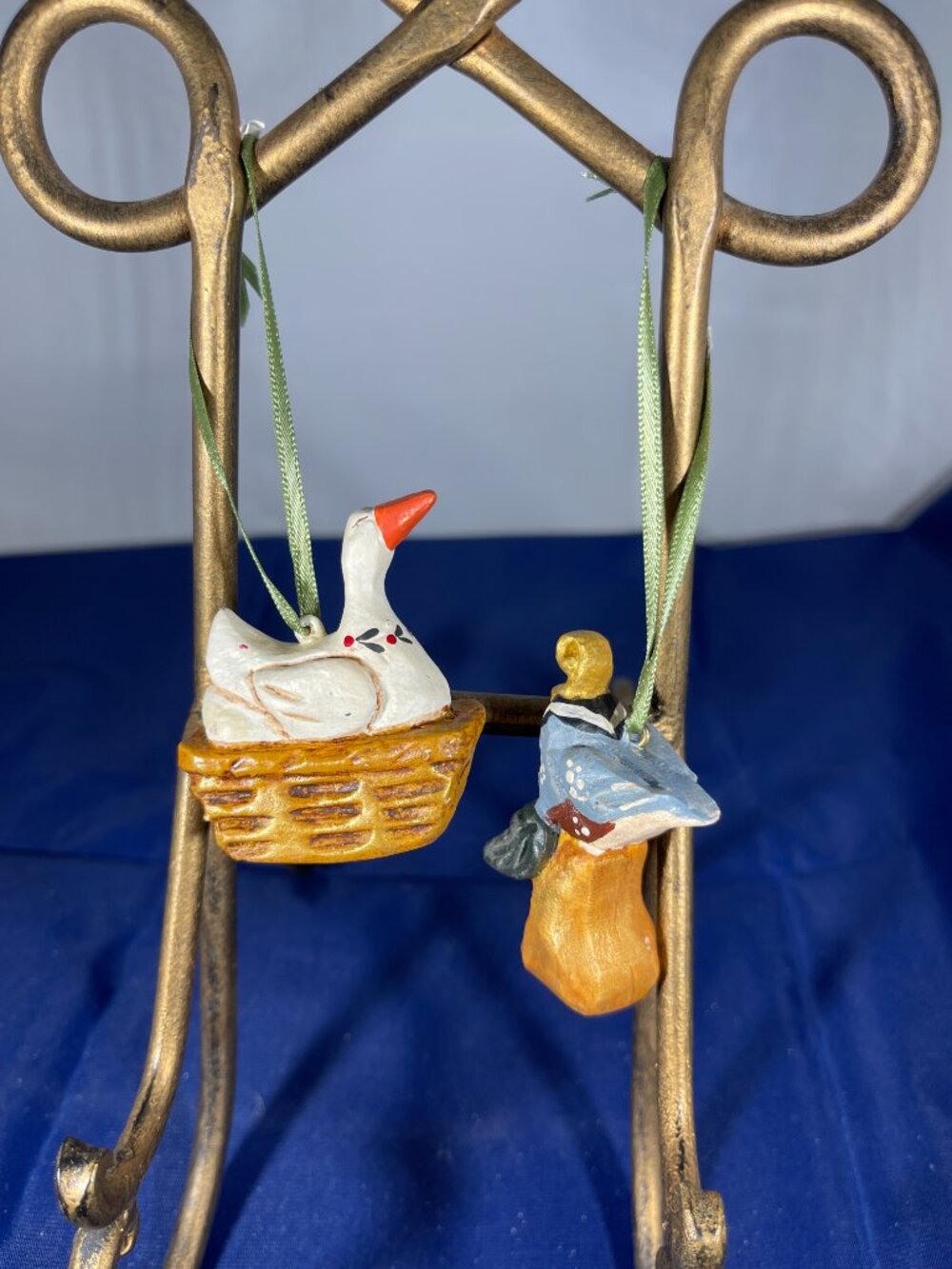 House of Hatten VINTAGE Denise Calla Mini 12 Days of Christmas Ornaments, 1990s - Picture 6 of 13
